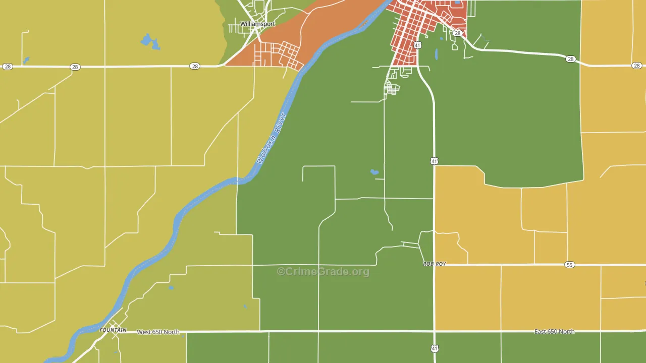 Rob Roy, IN Map of Murder Rates