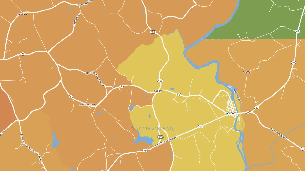Robat, SC Map of Murder Rates