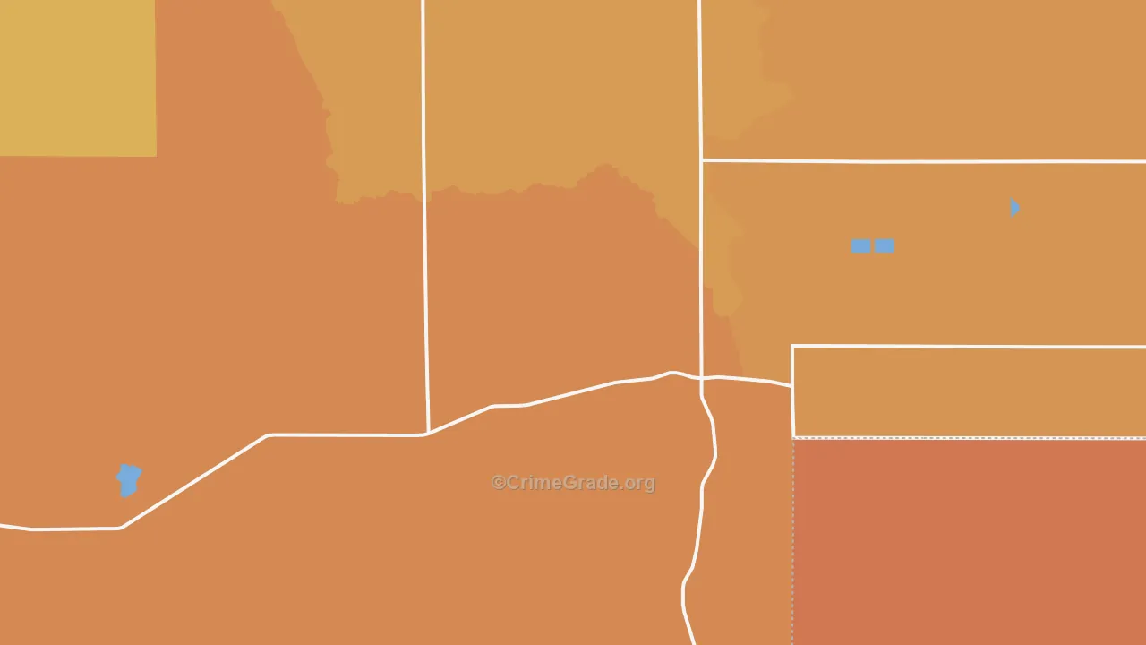 Rock Creek, ID Map of Murder Rates