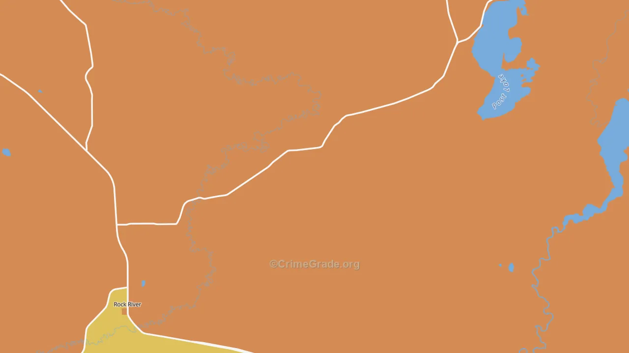 Rock River, WY Map of Murder Rates