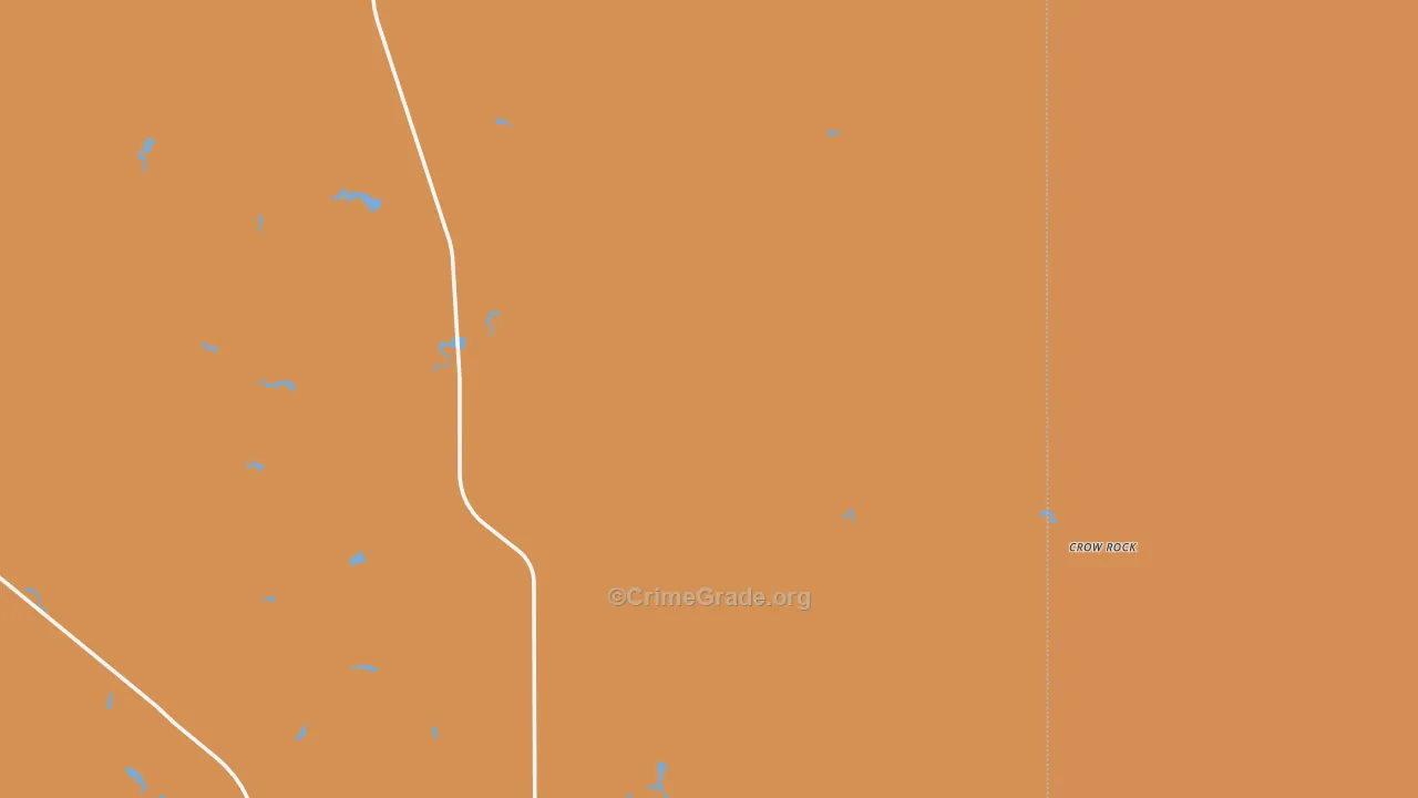Rock Springs, MT Map of Murder Rates
