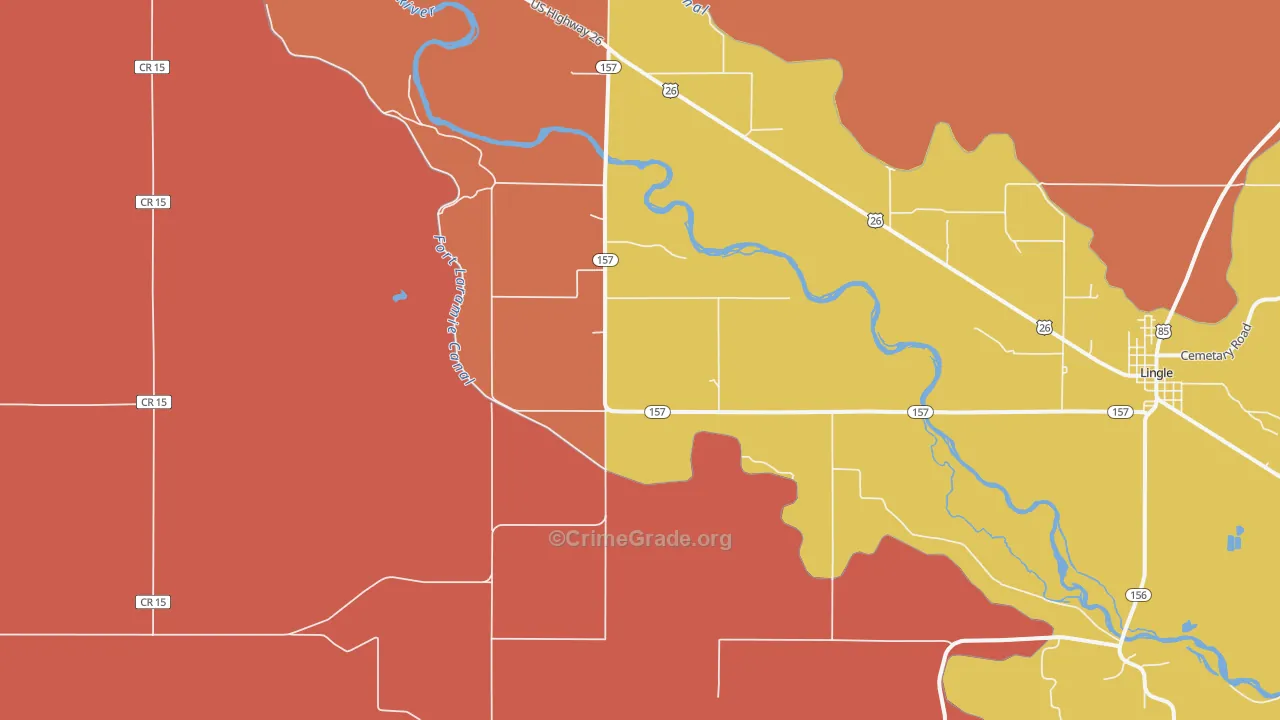 Rockeagle, WY Map of Murder Rates