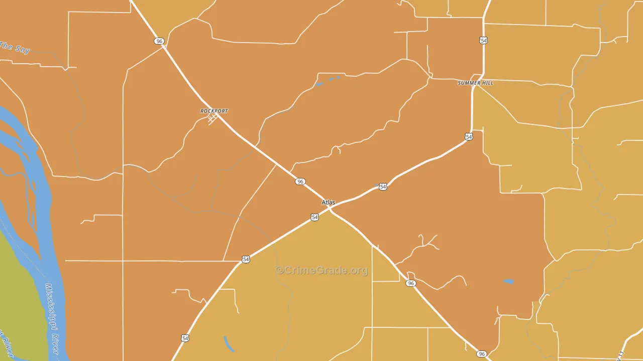 Rockport, IL Map of Murder Rates