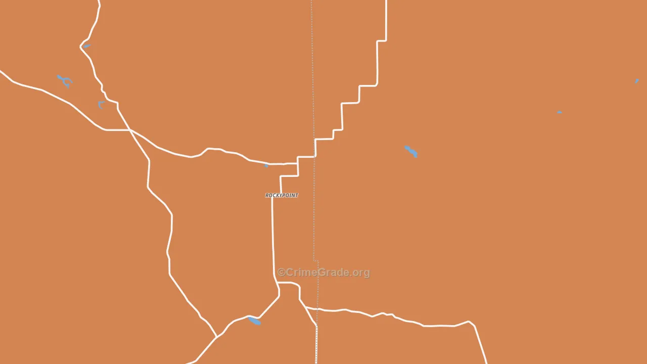 Rockypoint, WY Map of Murder Rates