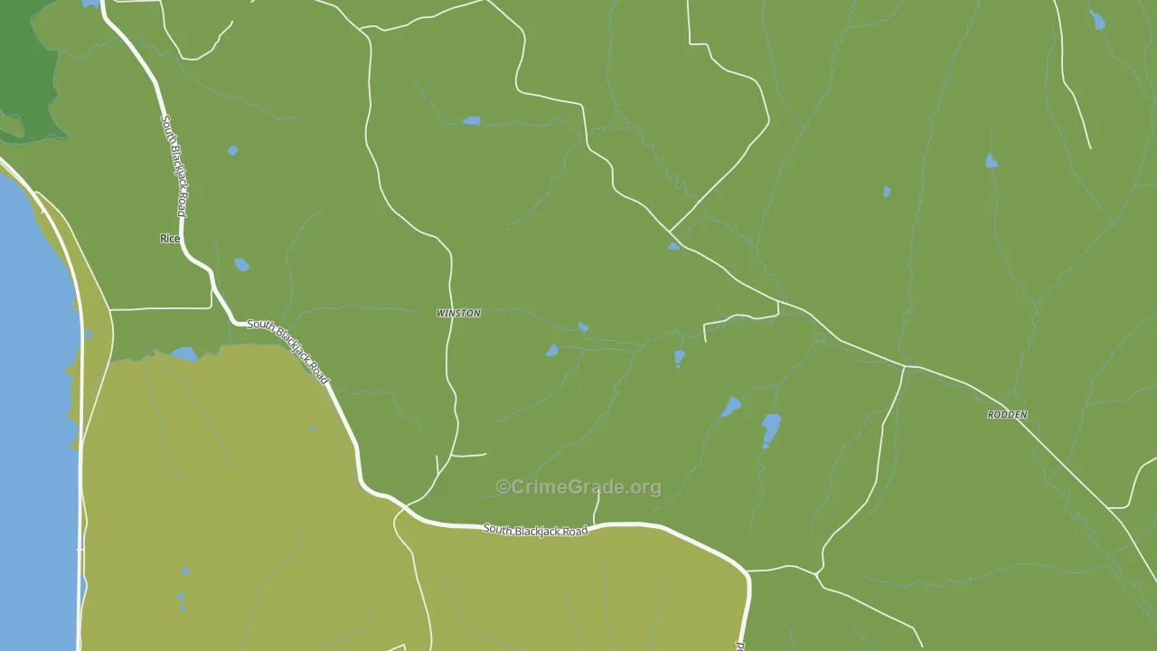 Rodden, IL Map of Murder Rates