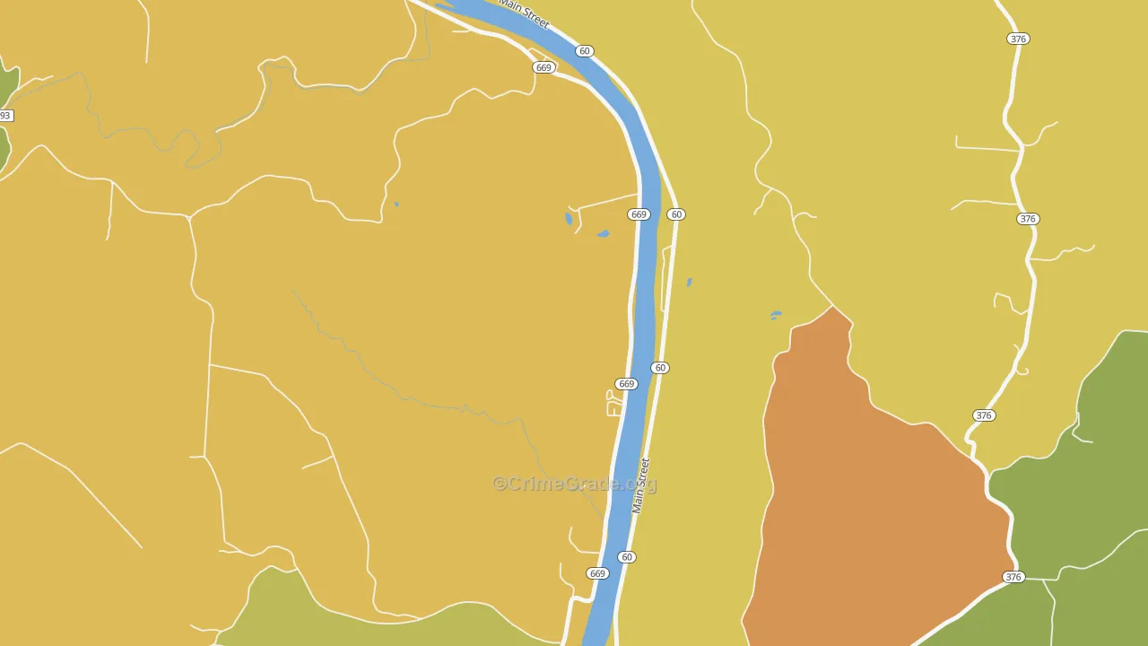 Rokeby Lock, OH Map of Murder Rates