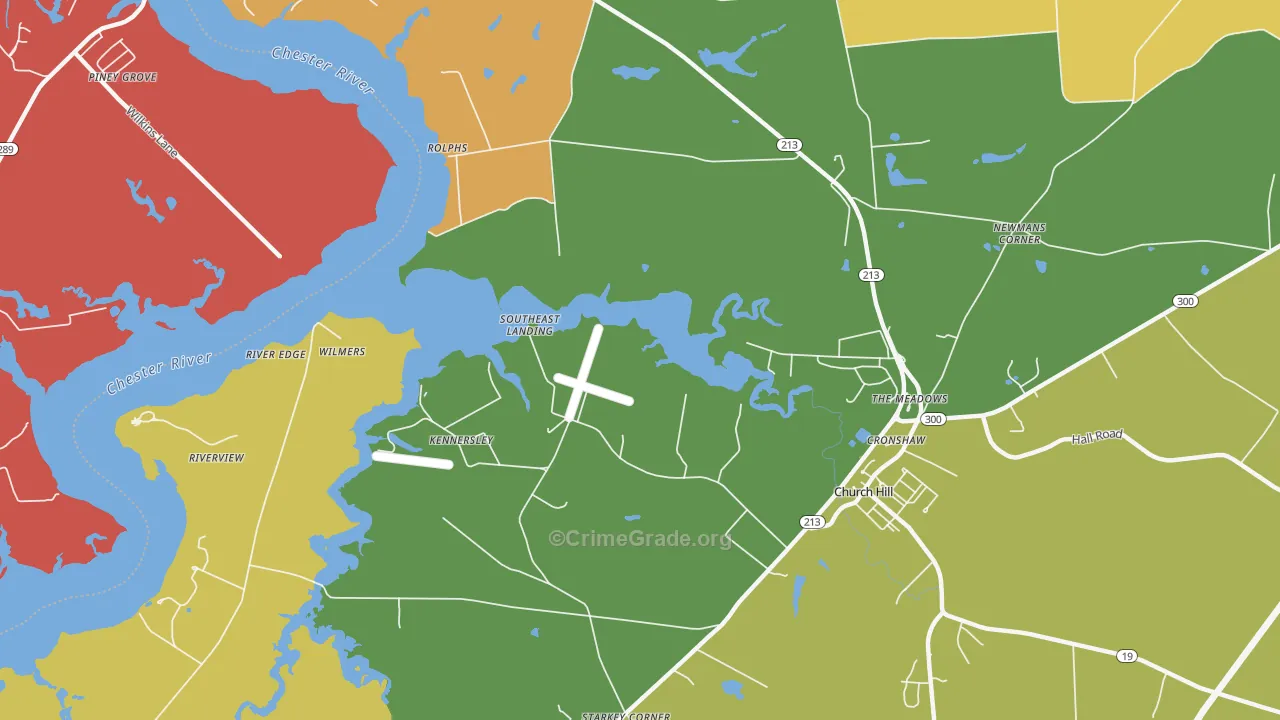 Rolphs, MD Map of Murder Rates