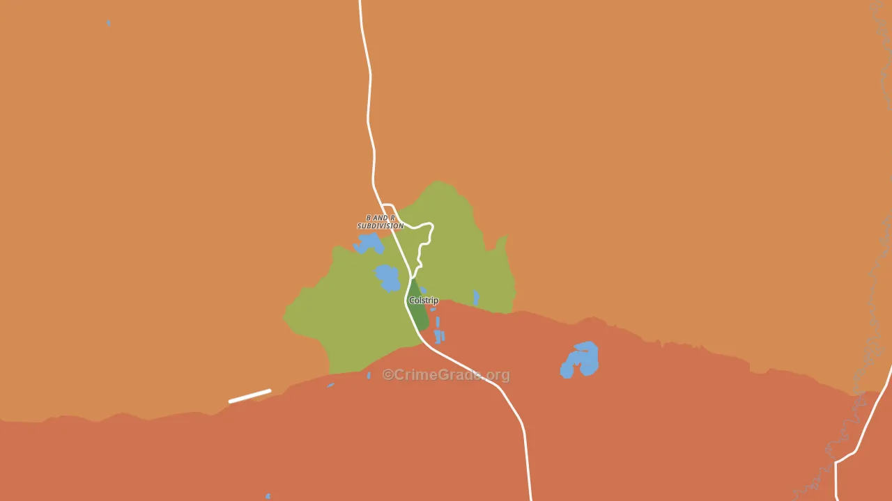 Rosebud County, MT Map of Murder Rates