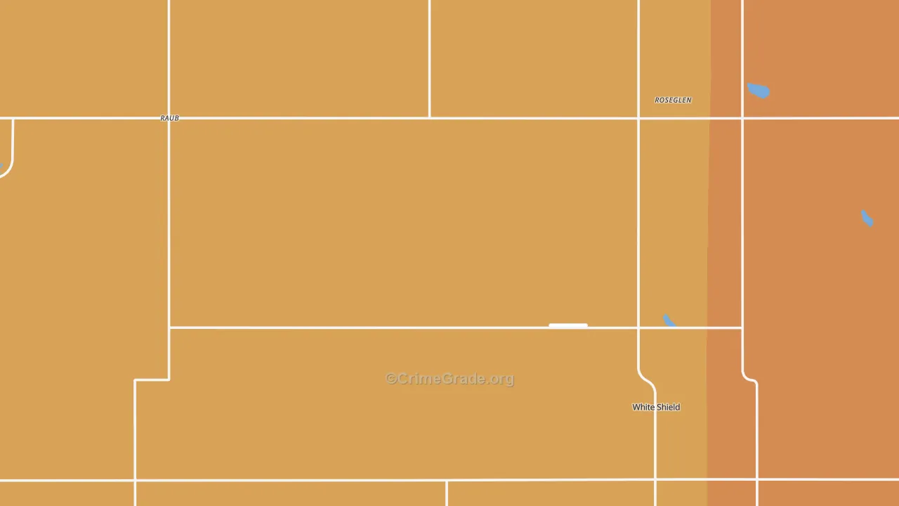 Roseglen, ND Map of Murder Rates