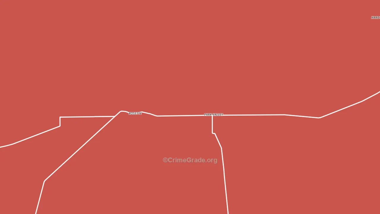 Rosette, UT Map of Murder Rates