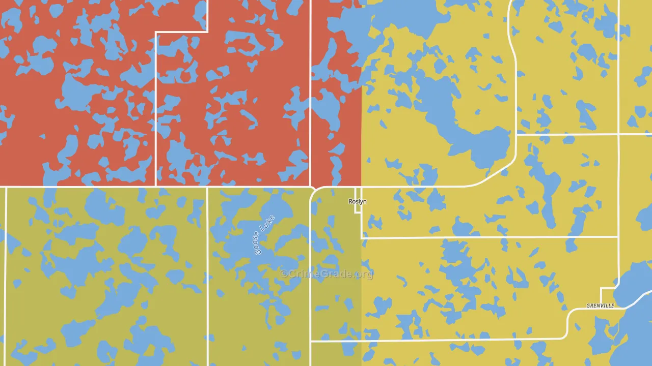 Roslyn, SD Map of Murder Rates