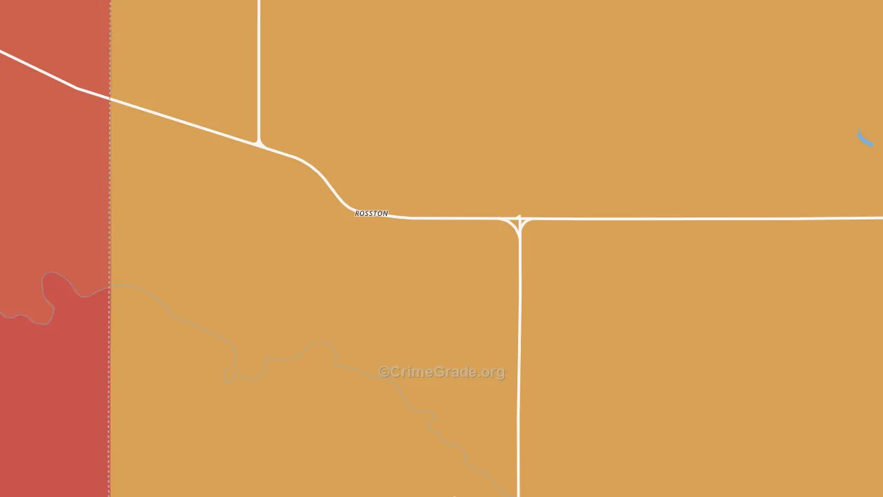 Rosston, OK Map of Murder Rates