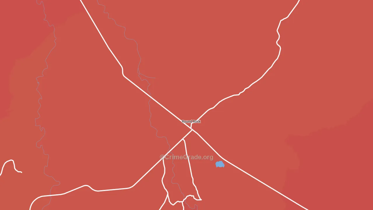 Round Rock, AZ Map of Murder Rates
