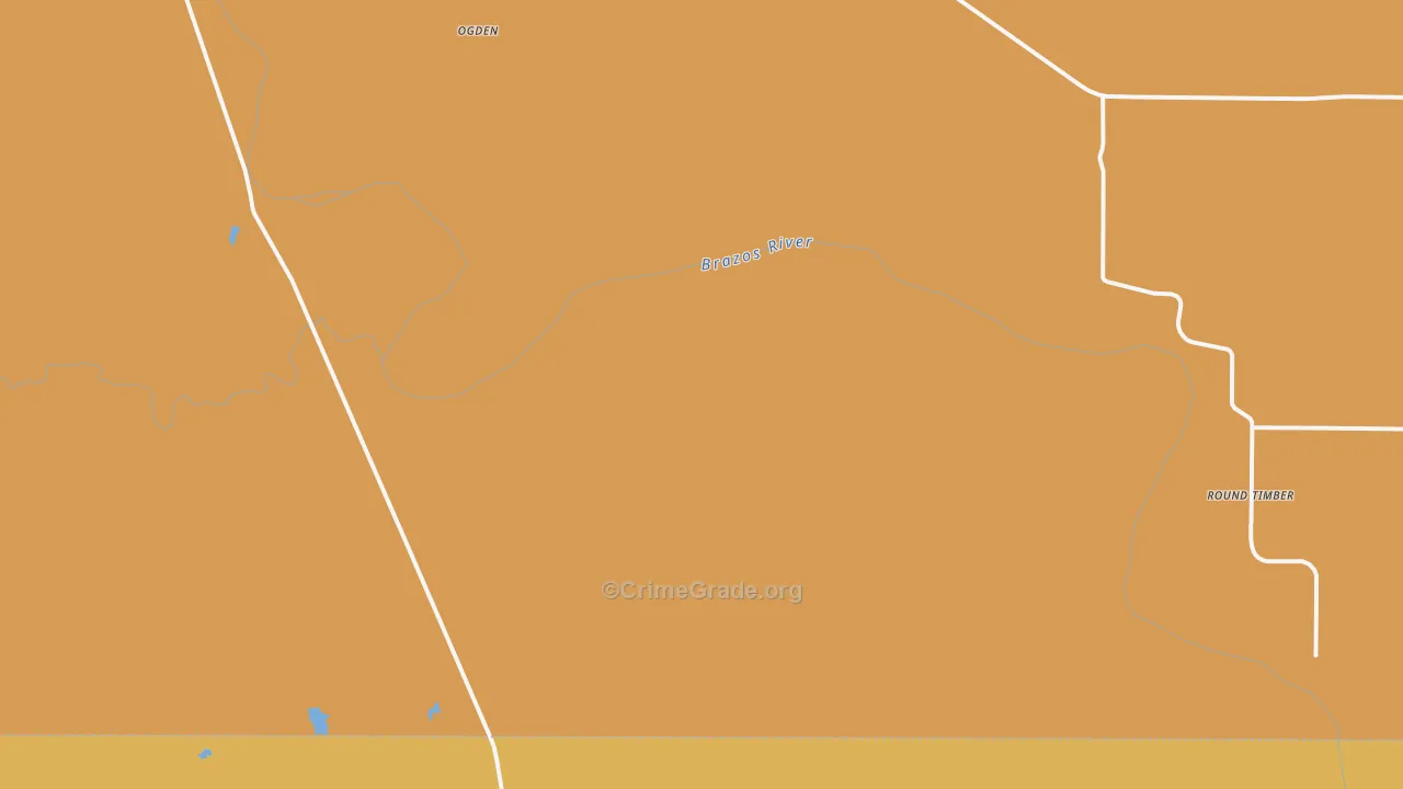 Round Timber, TX Map of Murder Rates