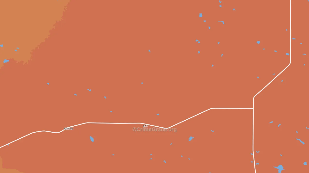 Roy, MT Map of Murder Rates