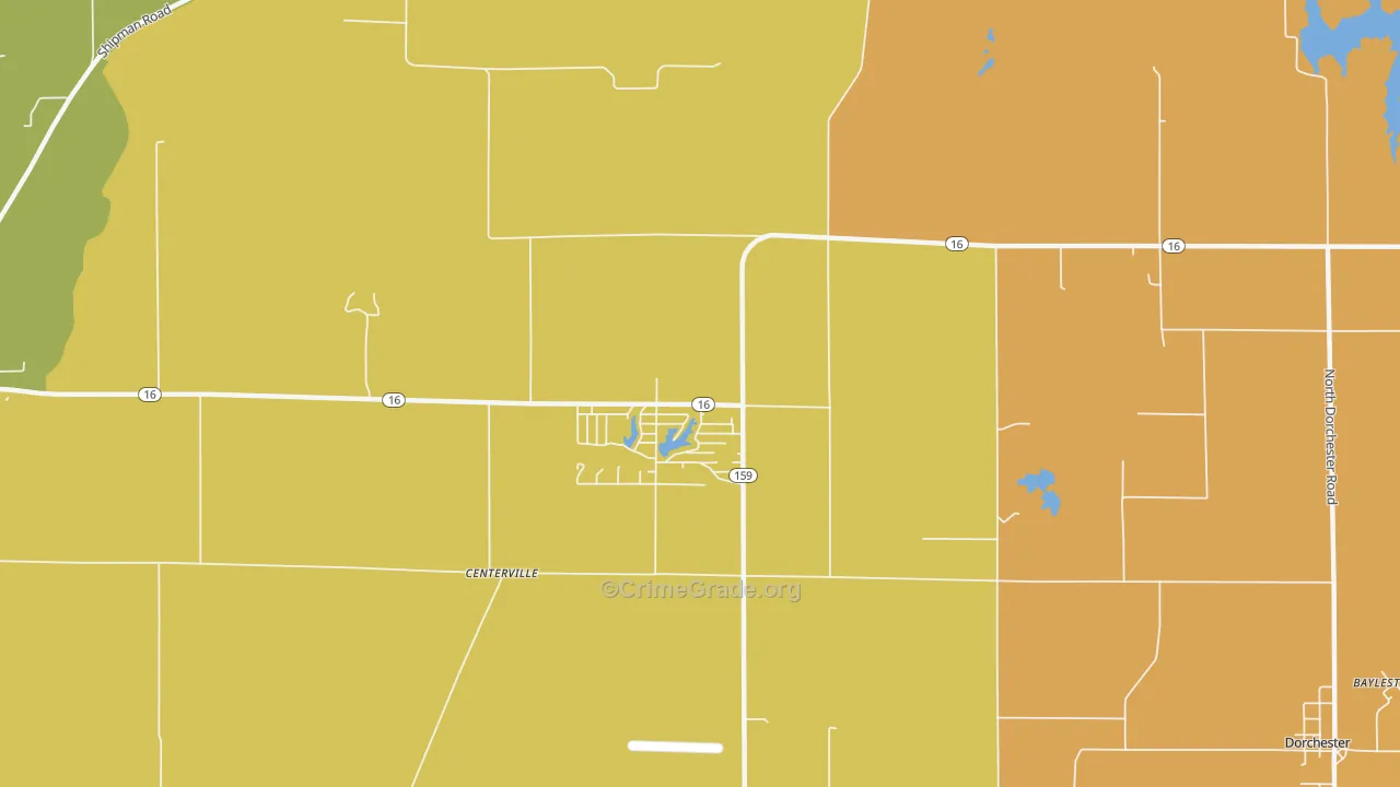 Royal Lakes, IL Map of Murder Rates