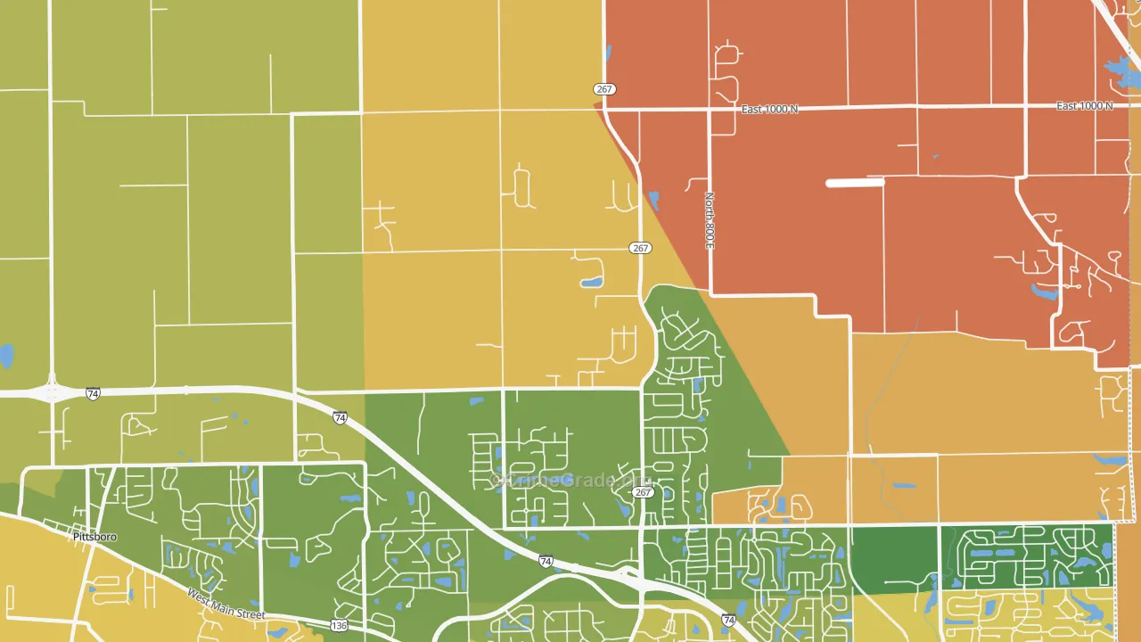 Royalton, IN Map of Murder Rates