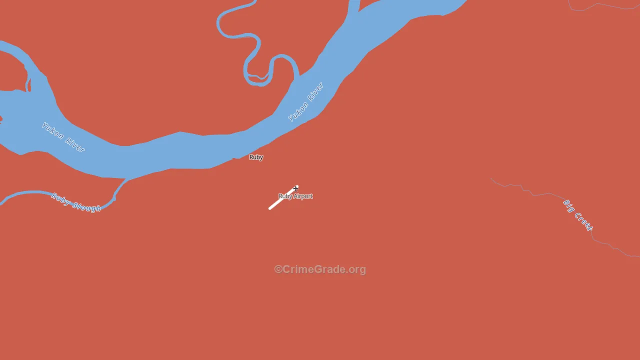 Ruby, AK Map of Murder Rates