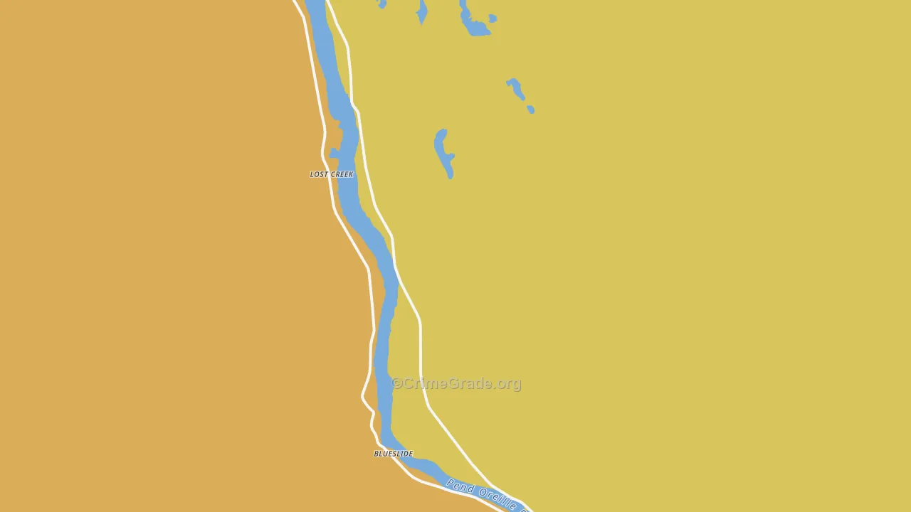 Ruby, WA Map of Murder Rates