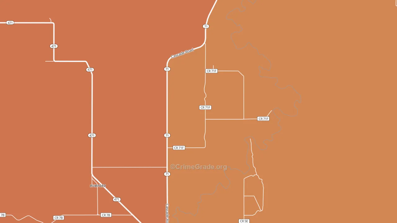 Rumford, SD Map of Murder Rates