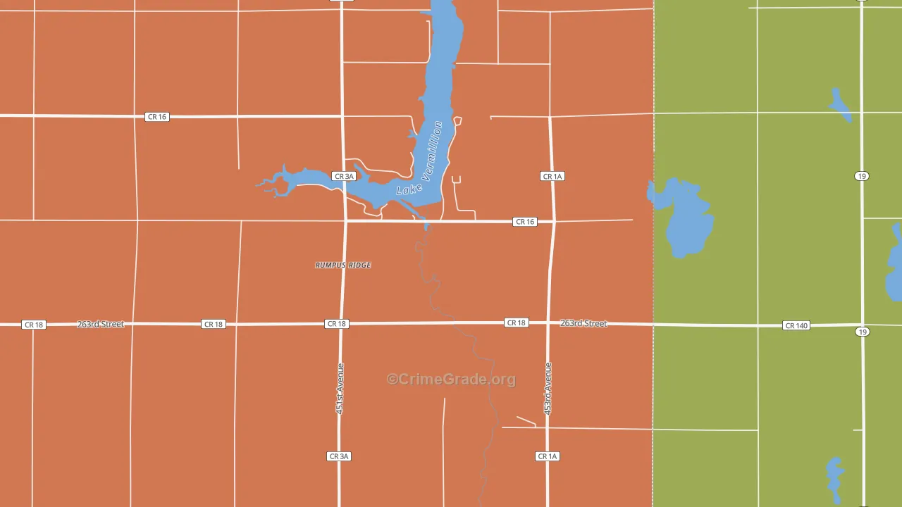 Rumpus Ridge, SD Map of Murder Rates