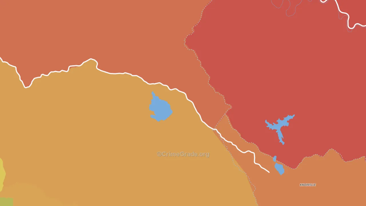 Rumsey, CA Map of Murder Rates