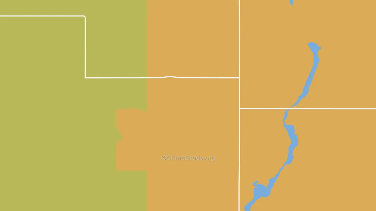 Ruso, ND Map of Murder Rates