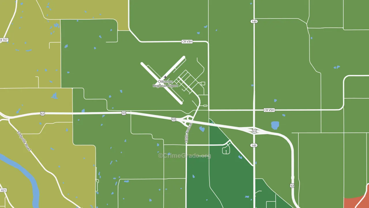 Rutledge, IA Map of Murder Rates