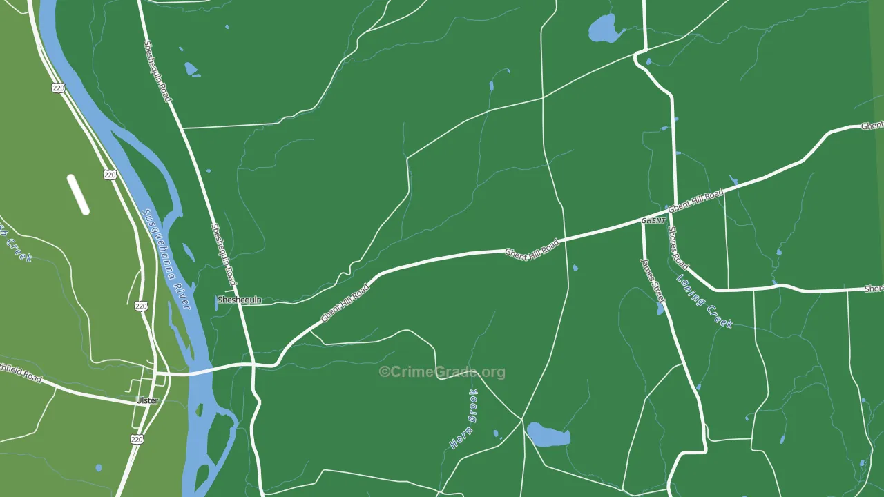 Saco, PA Map of Murder Rates