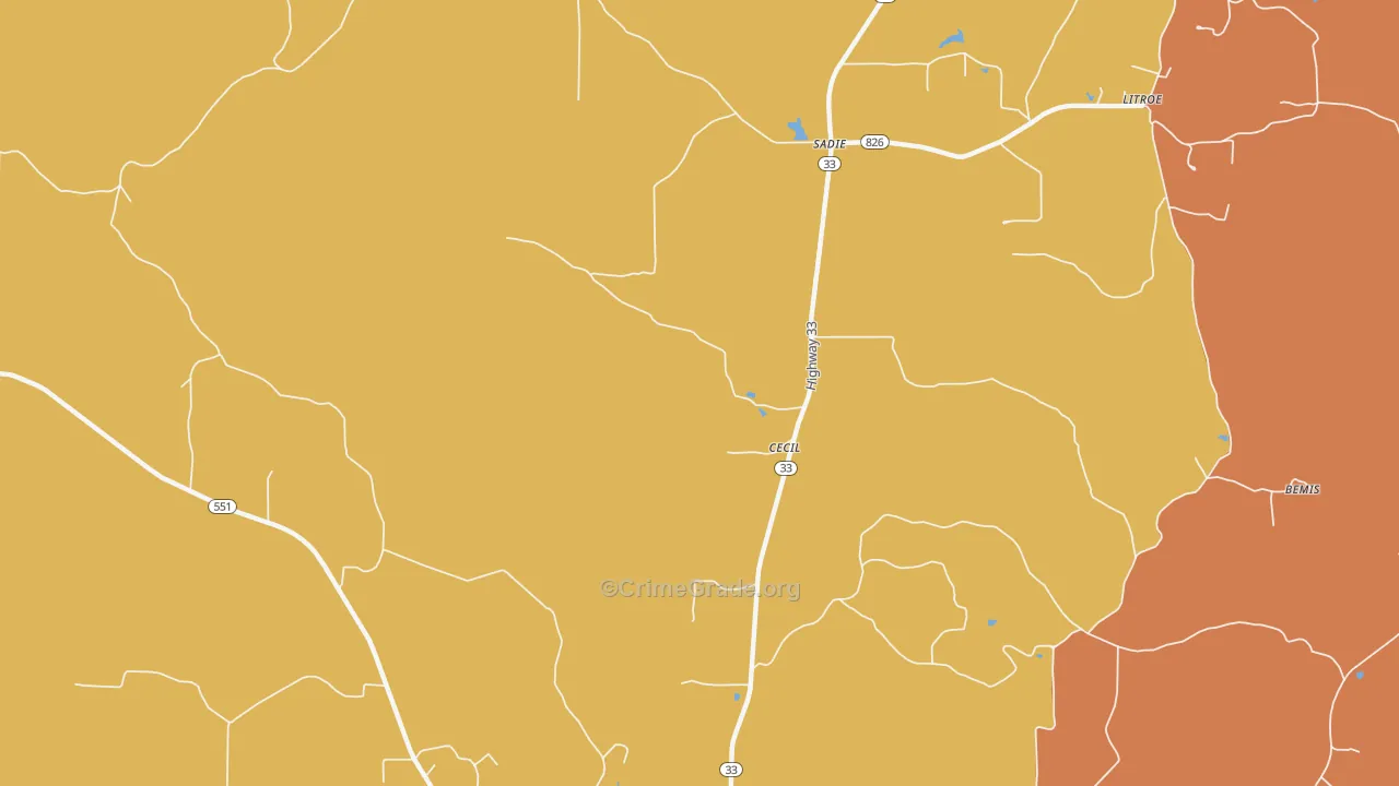 Sadie, LA Map of Murder Rates