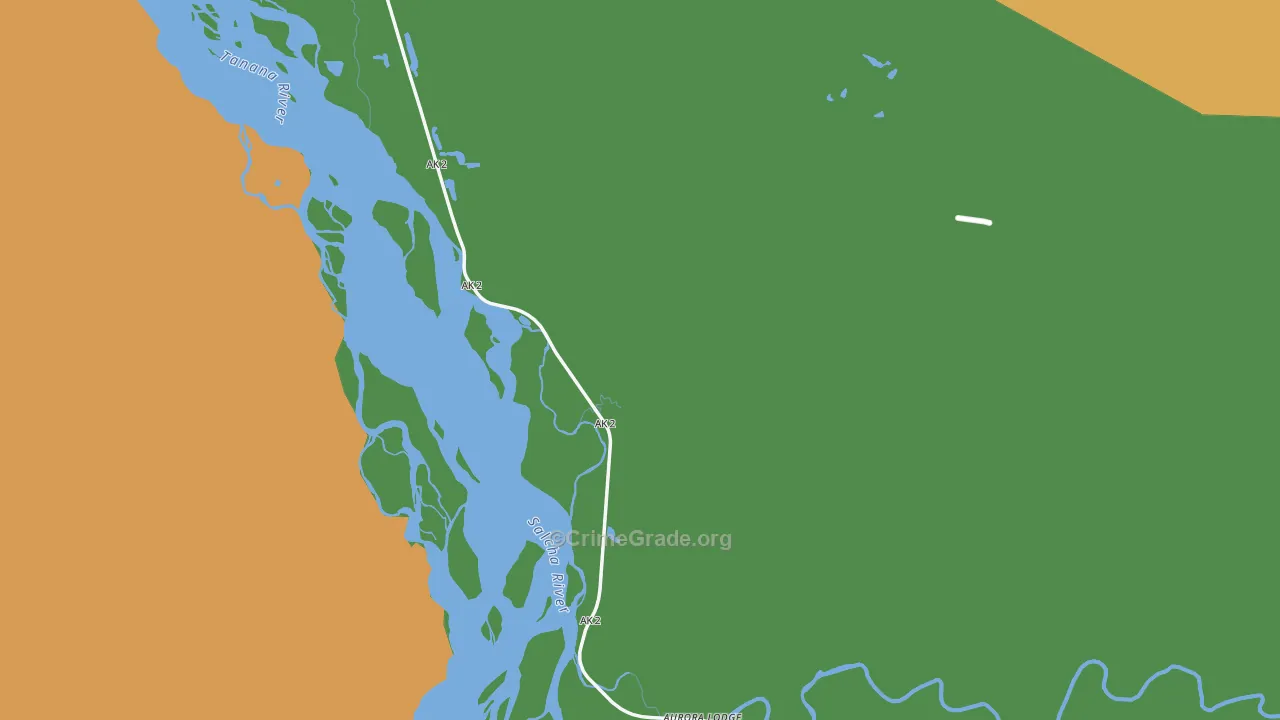 Salcha, AK Map of Murder Rates