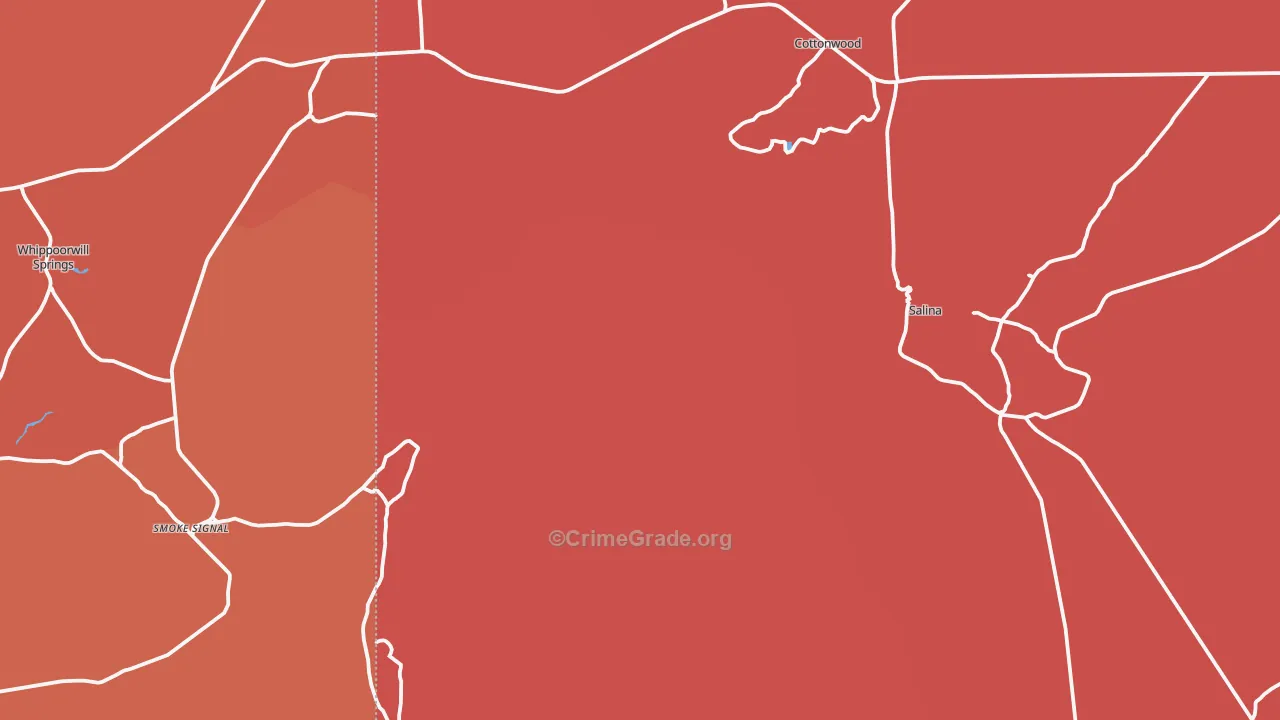 Salina, AZ Map of Murder Rates