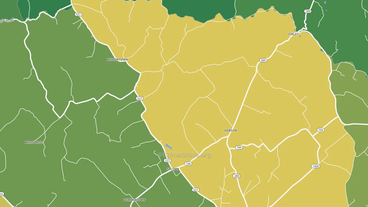 Saloma, KY Map of Murder Rates