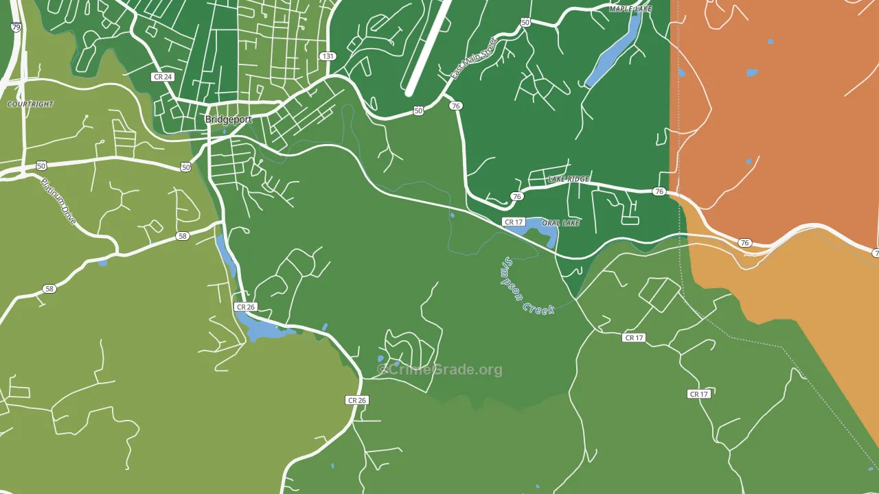 Saltwell, WV Map of Murder Rates