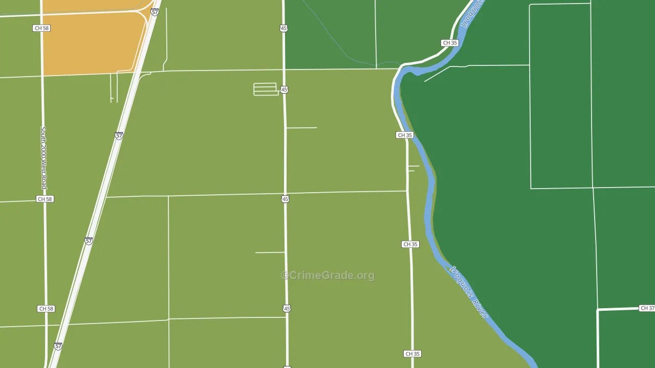 Sammons Point, IL Map of Murder Rates