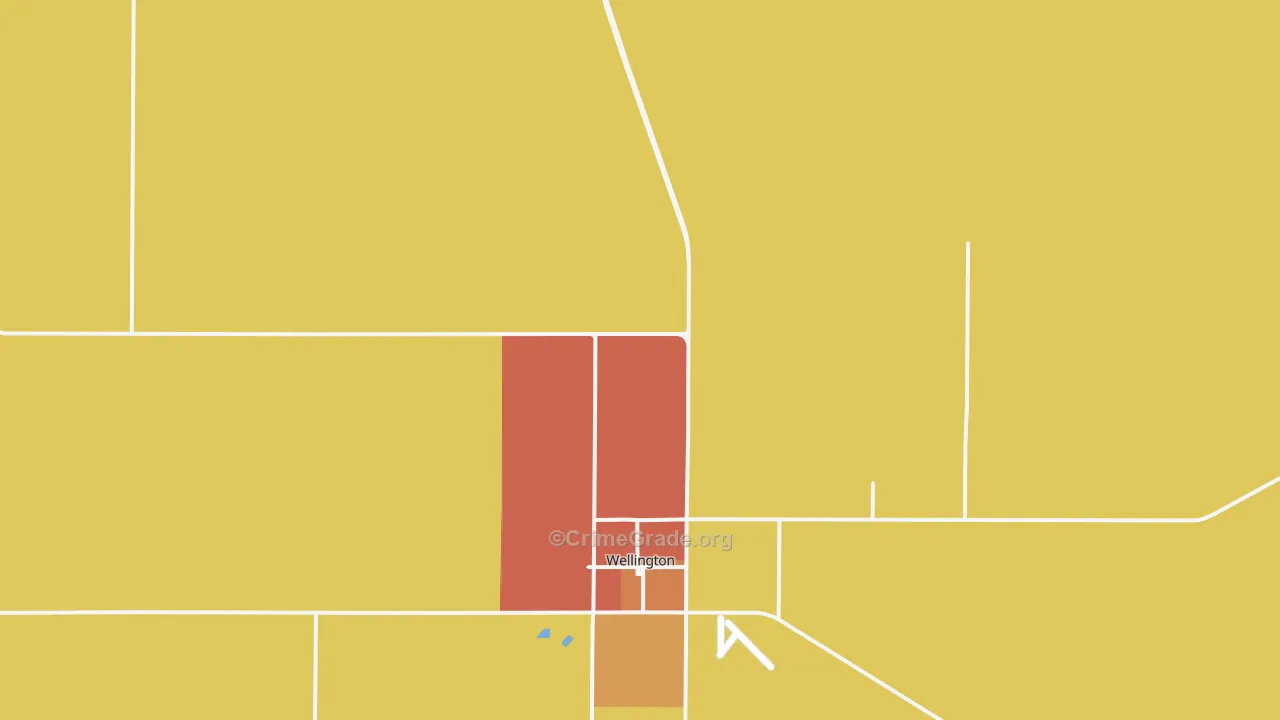 Samnorwood, TX Map of Murder Rates