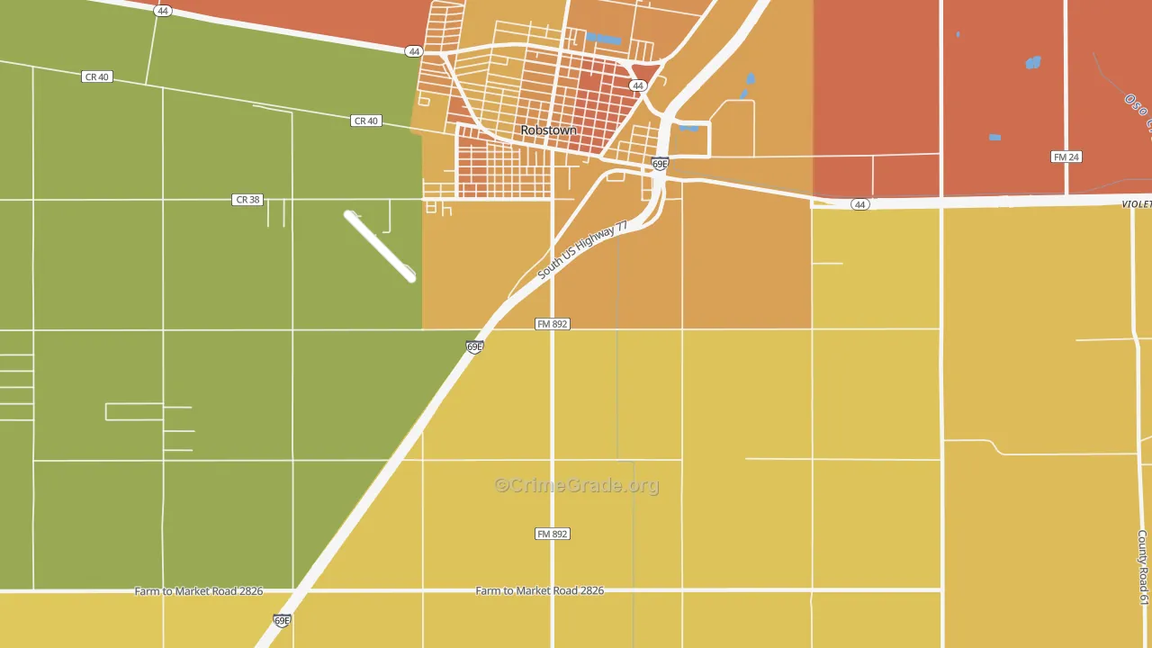 San Pedro, TX Map of Murder Rates