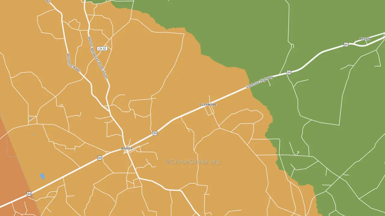 Sand Hill, GA Map of Murder Rates