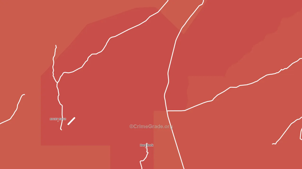 Sand Springs, AZ Map of Murder Rates