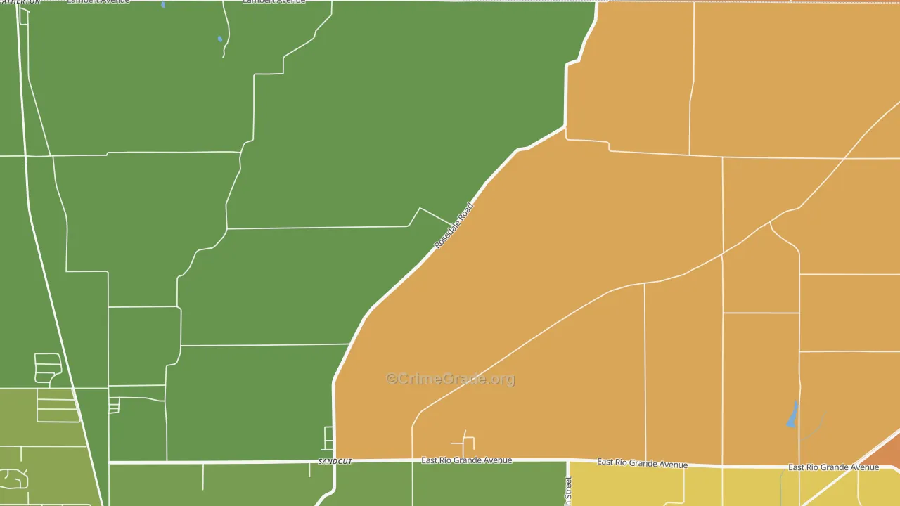 Sandcut, IN Map of Murder Rates