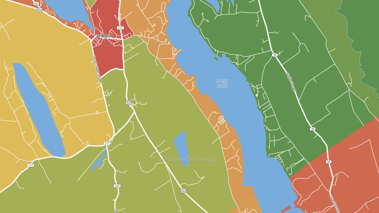 Sandy Creek, ME Map of Murder Rates