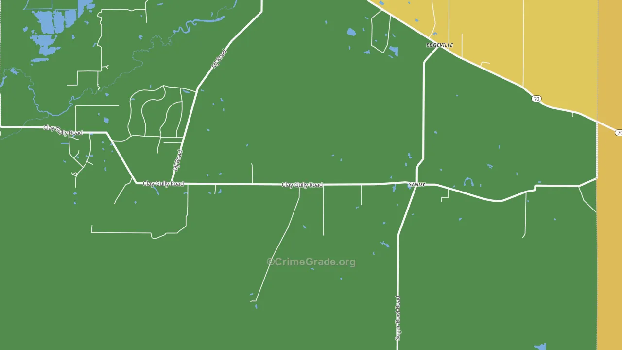 Sandy, FL Map of Murder Rates