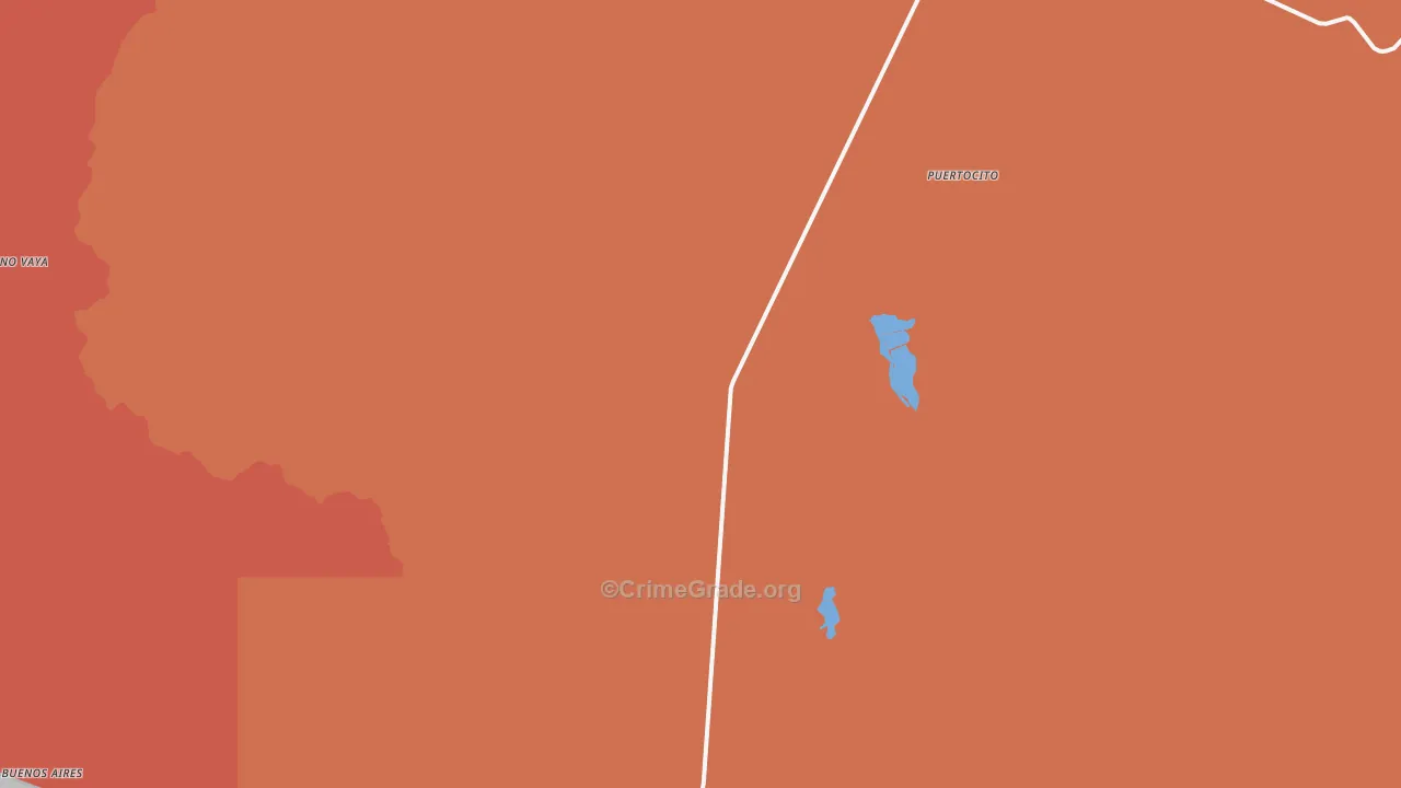 Sasabe, AZ Map of Murder Rates