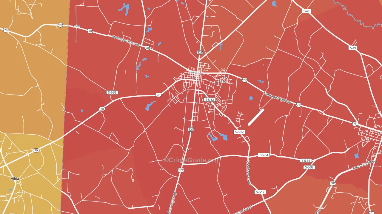 Sato, SC Map of Murder Rates