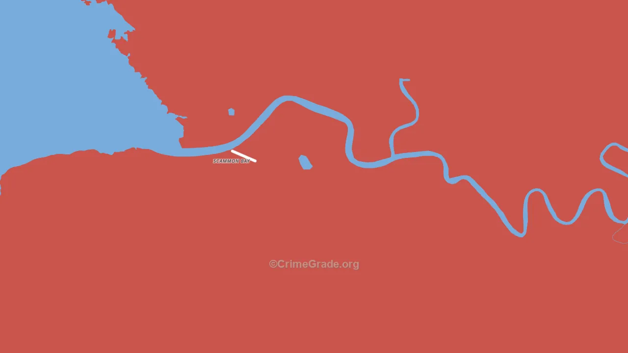 Scammon Bay, AK Map of Murder Rates
