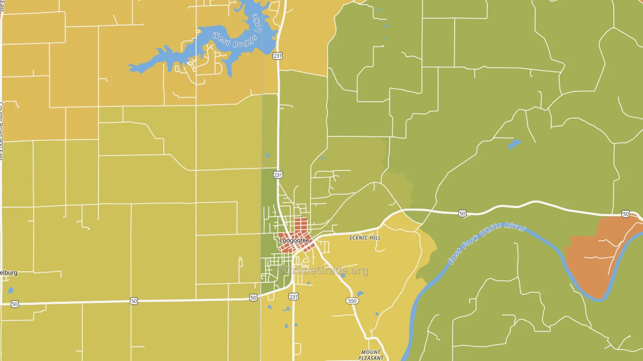 Scenic Hill, IN Map of Murder Rates