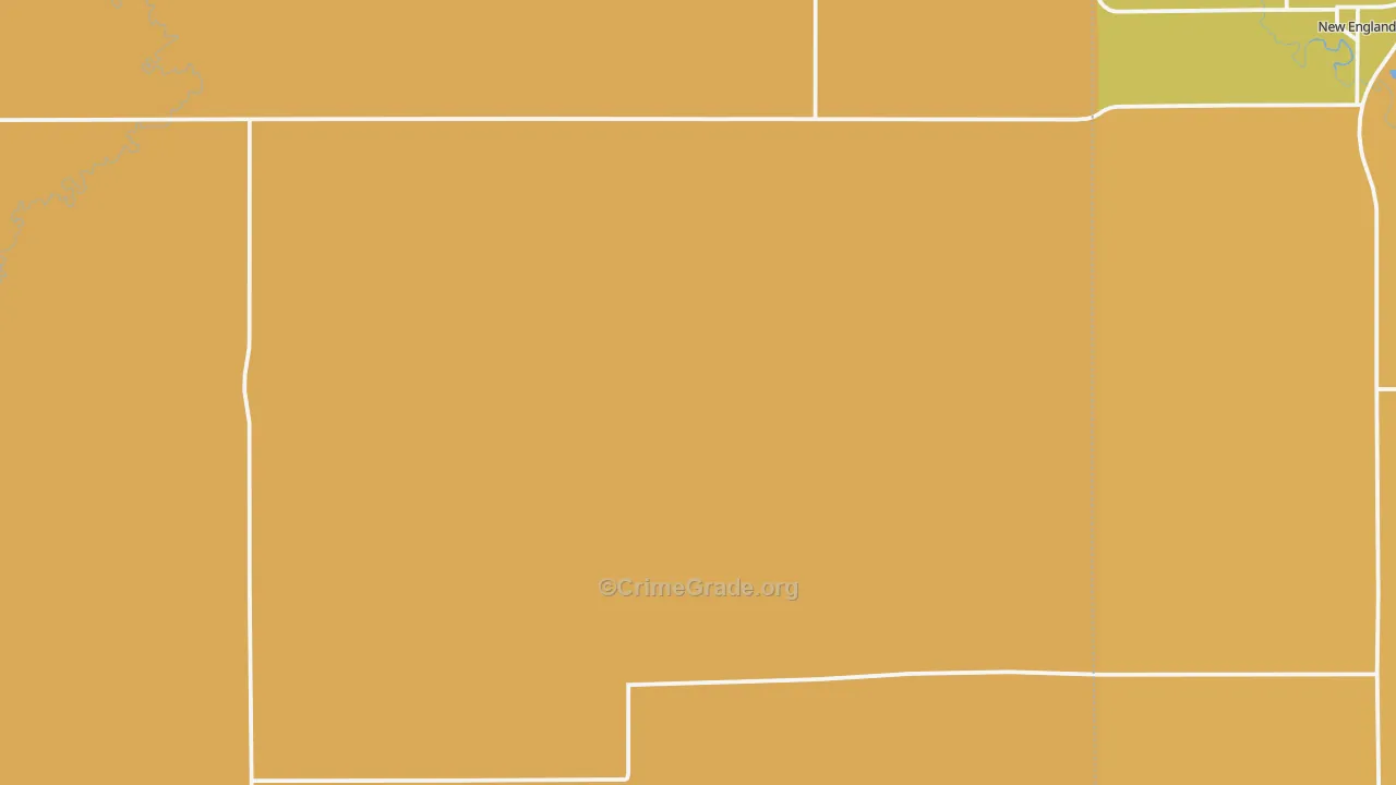 Schefield, ND Map of Murder Rates