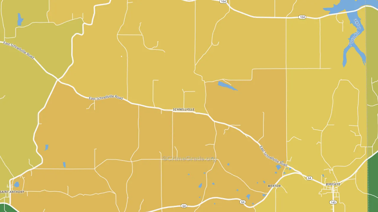 Schnellville, IN Map of Murder Rates