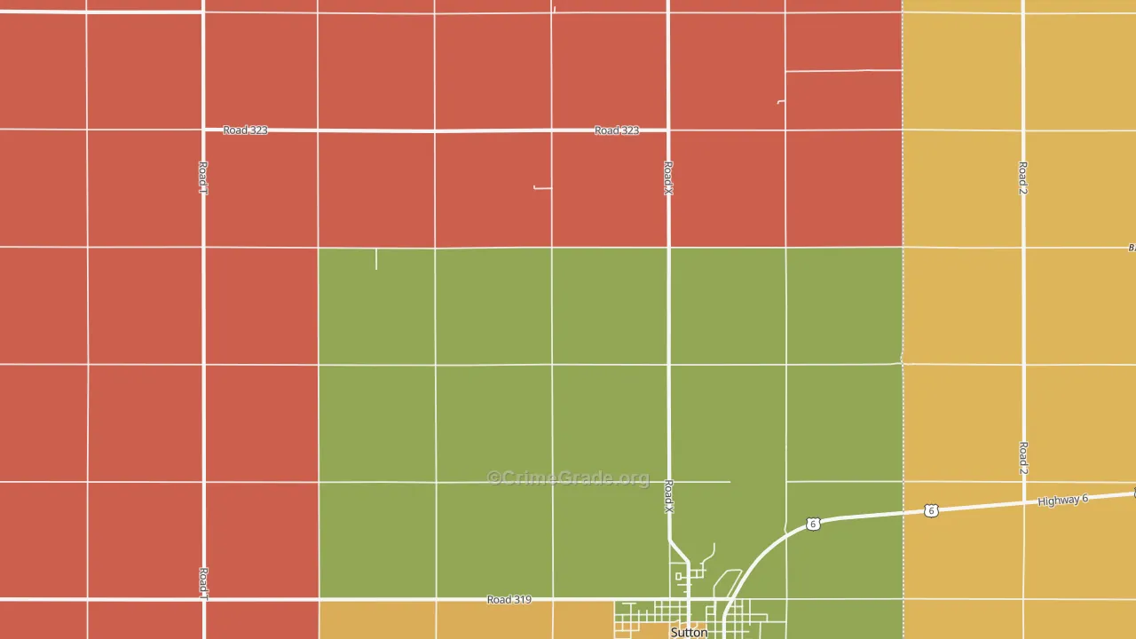 School Creek, NE Map of Murder Rates