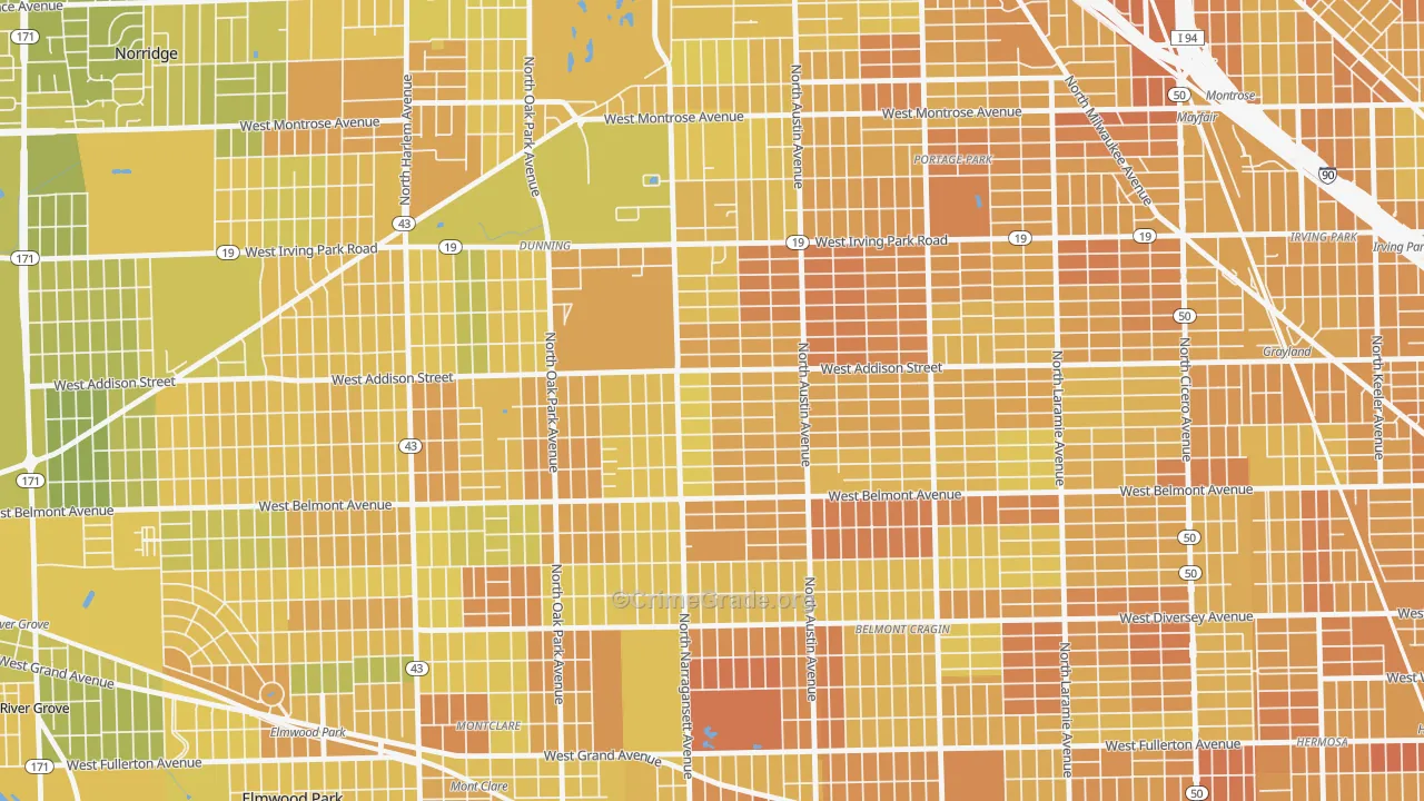 Schorsch, Chicago, IL Map of Murder Rates